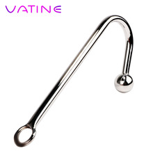 VATINE Anal Plug Dilator Metal Anal Hook Butt Plug with Ball Adult Products Stainless Steel Sex Toys for Men and Women Gay 2024 - buy cheap