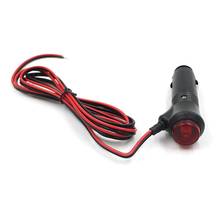 12V 24V Car Motorcycle Cigarette Lighter Socket Plug Connector with Switch 4.9ft 2024 - buy cheap