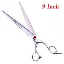 9.0 Inch Professional Pet Scissors For Dog Cat Grooming Silver Hair Cutting Shears 2024 - buy cheap