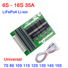 Dymb-placa de proteção de bateria de lítio, 6s-16s, 35a, lifepo4, bateria de lítio, bms, com equilíbrio 7s, 8s, 10s, 13s, 14s, lipo life, 12v, 24v, 36v, 48v, 60v 2024 - compre barato