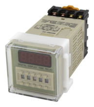 DH48S-2Z AC 380V 36V on-delay DPDT time relay with socket 380VAC 36VAC delay timer with base 2024 - buy cheap