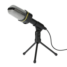 Desktop 3.5mm jack microfone com tripé podcast studio microfone para computador portátil/pc para gravação vocais & instrumentos acústicos 2024 - compre barato
