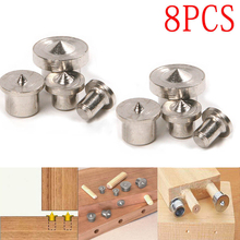 8 pçs x pinos passador centro ponto conjunto carpintaria artesanato braçadeira ferramentas de aço 6/8/10/12mm 2024 - compre barato