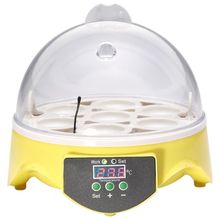 AFBC Mini 7 Egg Incubator Poultry Incubator Brooder Digital Temperature Hatchery Egg Incubator Hatcher Chicken Duck Bird Pigeo 2024 - buy cheap