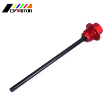 Plugues de filtro dipstick óleo do motor da motocicleta cnc alumínio para honda crf250r crf 250r 2010 2011 2012 2013 2014 2015 2016 2017 2024 - compre barato