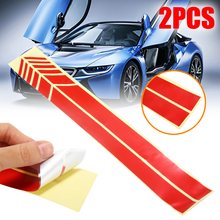 Mayitr 2Pcs Car Side Mirror Stripe Decal Sticker Car Styling Side Mirror Stickers Universal For All Cars 2024 - buy cheap