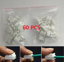 60pcs New Electrical 2Pins Cable Connectors CH2 Quick Splice Lock Wire Terminals twin connector 2024 - buy cheap