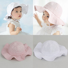 PUDCOCO Fashion Infant Baby Girls Adjustable Outdoor Bucket Hat Summer Casual Lovely Sun Beach Travel Bonnet Beanie Cap 1-6T 2024 - buy cheap