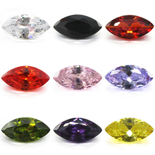 5A Grade 1.5x3~4*8mm Marquise Cut White CZ Stones, Garnet, Black, Olive, Purple, Lavender, Pink Cubic Zirconia Stone For Jewelry 2024 - buy cheap