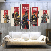 Home Decor Poster HD Pictures Prints Canvas 5 Piece Modular Apex Legends Game Living Room Art Decorative Cartoon Painting Framed 2024 - buy cheap