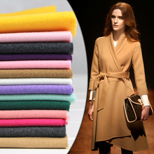 Tela de seda 2019 telas de Cachemira de tela con falda gruesa de ropa de invierno abrigo de lana de imitación de tela de doble cara, de lana 2024 - compra barato
