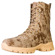 Botas táticas camufladas para homens, calçado de combate especial para fãs do exército, treinamento ao ar livre, caminhada, deserto, acampamento, escalada 2024 - compre barato