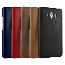 Phone Cases for Huawei Mate 10 Case Vintage Matte Genuine Leather Cover for Huawei P10 Plus P10 Lite Mate 10 Pro P20 Pro Mate 9 2024 - buy cheap