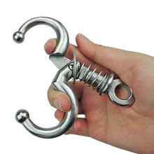 Farm Animals Stainless Steel Automatic Cow Spring Nose Pliers Cattle Baoding Ware Binding Tool Nose Clamp Traction Cattle Rings 2024 - купить недорого