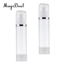 Kesoto 2 Pieces Empty Lotion Cosmetic Cream Bottles Airless Pump Dispenser 100ml Travel Personalized Sample Lotion Bottle 2024 - buy cheap