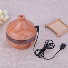 300ml USB Rechargable Ultrasonic Humidifier Wood Grain Air Humidifier Aroma Diffuser Essential Oil Mist Maker Atomizer for Home 2024 - buy cheap