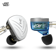 KZ AS16 Headset 16BA Balanced Armature Units HIFI Bass In Ear Monitor Earphones Noise Cancelling Earbuds Headphones ZS10 Pro ZST 2024 - buy cheap