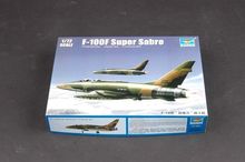 Trumpeter-avión bombardero de combate Super Sabre, 01650, 1/72, F-100F de EE. UU., modelo de avión, TH07094-SMT2 2024 - compra barato