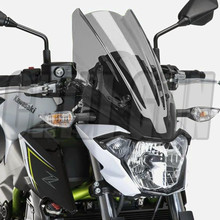 Visera deportiva para parabrisas de motocicleta, deflectores de viento para Kawasaki Z650, 2017, 2018, 2019, Z 650, 19' 2024 - compra barato
