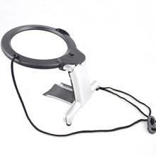 FUNN-Desktop Dual-Purpose Magnifying Glass Led Jewelry Hanging Loupe Repair Reading 2024 - buy cheap