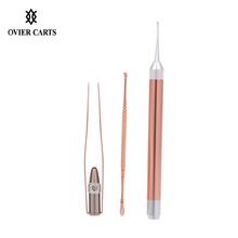 3Pcs/Set Ear Wax Removal LED Flashlight Stainless Steel Earpick Ear Wax Cleaner Tweezers Ear Cleaning Tool Set For Baby & Adults 2024 - buy cheap