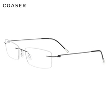 New Brand Design Rimless Women Glasses Frame,Korean Men Titanium Reading Optical Eyeglasses,Ultralight Prescription Lens Eyewear 2024 - buy cheap