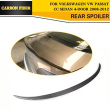 Car Styling Carbon Fiber Car Rear Wing Trunk lip Spoiler For VW Passat CC 2008-2012 2024 - buy cheap