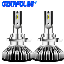 GZKAFOLEE 6000K Mini V3 светодиодный H7 9012 лампы для авто фары противотуманный светильник 12V 24V 5000LM 2024 - купить недорого