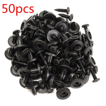 50Pcs Auto 6mm Hole Car Door Trim Panel Clips Rivet Retainer Fasteners for Honda for Toyota 2024 - buy cheap