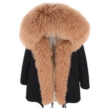 2020 parka winter jacket women parka real fur coat big natural mongolia sheep fur collar hooded rabbit fur parkas warm thick 2024 - buy cheap