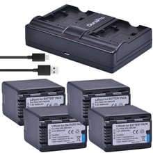 Batería de cámara VBK360, Cargador USB para Panasonic VW-VBK360, SD40, SD60, SD80, SDX1, HDC-HS80, H85, H95, HS60, HS80, 3600mAH, SDR-H100, 4 Uds. 2024 - compra barato