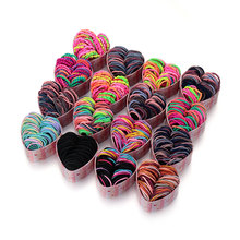 50Pcs/Box Girls Colorful Basic Elastic Hair Bands Ponytail Holder Scrunchies Kids Hair Ropes Rubber Bands Hair Accessories 2024 - buy cheap