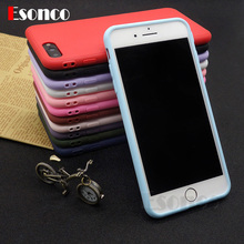 Caso de Borracha de Silicone para O Iphone Caso para Iphone 6 7 Plus 6 sPlus 8 8 Plus Super Macio Do Telefone Móvel caso capa para O Iphone X 6 6 s 2024 - compre barato