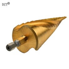 Hexagonal shank spiral groove Pagoda bit  stepped drill Opening reamer Drilling of Steel,iron and Aluminum Plate 4-32mm 2024 - buy cheap