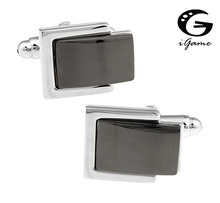 Men Gift Black   Gunblack Colour Business Style Copper Material   Cuff Links 2024 - buy cheap