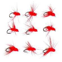KKWEZVA 18pcs Fishing Lure Butter fly Insects Salmon Flies Trout Single Dry Red Ant Shape Fishing Fly Lures Fishing Tackle 2024 - buy cheap