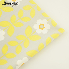 Booksew Paño Ropa De Cama Textil Para El Hogar Para El Remiendo DIY Bebé Acolchar Tela Tecido Yellow Flower Design 100% Tela de Sarga de Algodón 2024 - compra barato