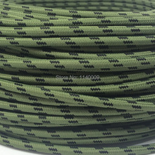 Новый цвет 10 метров 2 ядра 0,75 винтажный шнур текстильный кабель покрытый тканью провод 2024 - купить недорого