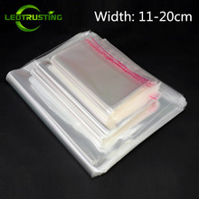 500pcs 6cm~10cm Width Small Clear Resealable OPP Self Adhesive Bag Transparent T-shirt Books Household Plastic Gift Zip Pouches 2024 - buy cheap