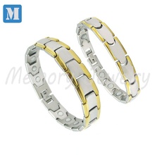 High quality gold 316L stainless steel men's bracelet, magnetic bracelet,Couple bracelet 2024 - buy cheap