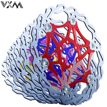 Vxm-disco de freio para bicicleta 160mm/180mm/203mm, rotores dh, pastilha de freio flutuante multicolorida, peças de bicicleta 2024 - compre barato