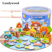 Kids Magnetic Games Fish Toys For Children Multifunctional Farm Seas Scenes Toys Magnetic Fishing Games Kids Educational Toys 2024 - buy cheap