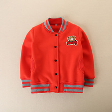 Spring And Autumn Boys Girls Baseball Velvet Jacket Coat Kids Clothes Casual Outerwear 2024 - buy cheap