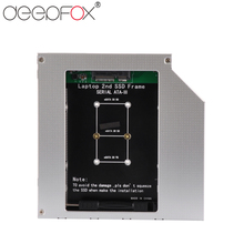 DeepFox-carcasa de aluminio 2nd HDD SSD caddy 12,7mm mSATA 3,0 para Controlador de disco duro, CD-ROM DVD Optibay 2024 - compra barato