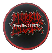 3" MORBID ANGEL Band EMBROIDERED IRON On Patch T shirt Transfer APPLIQUE Heavy Metal Rock Punk Badge 2024 - buy cheap