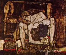 abstract art paintings Blind Mother Egon Schiele Hand painted High quality 2024 - buy cheap