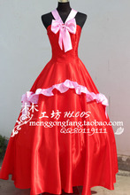 Fairy Tail Mirajane strauss cosplay costume red dress 11 2024 - buy cheap