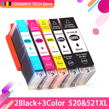 5x Ink Cartridges PGI 520 CLI 521 for Canon PIXMA iP3600 4600 4700 MP 540 550 560 620 630 640 980 MX860 Printer with chip 2024 - buy cheap