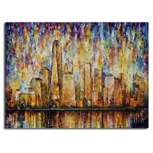 Nova york arte de parede pôster e tela de impressão pintura a óleo pintura decorativa pintura para escritório quarto acessórios de decoração de casa 2024 - compre barato