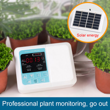 Intelligent Garden Automatic Watering Device Solar Energy Charging  Water Pump Timer System Potted Plant Drip Irrigation 2024 - buy cheap